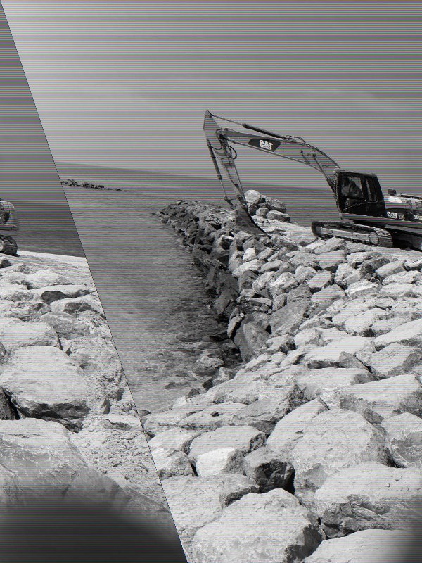 Shoreline Rock Arrangement - project photograph 2