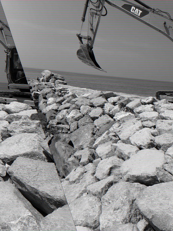 Shoreline Rock Arrangement - project photograph 3